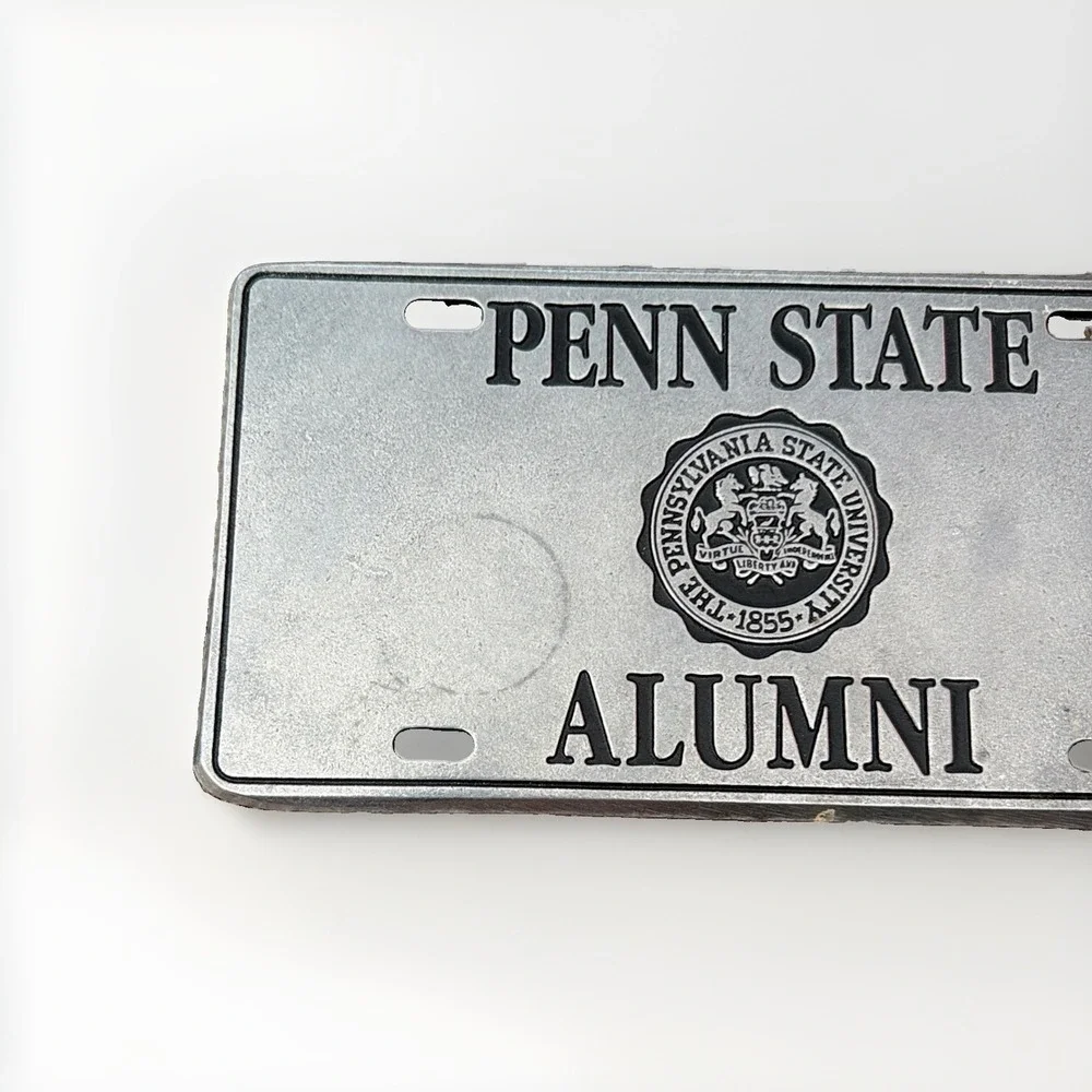 Vintage Penn State Alumni PSU License Plate 1/4